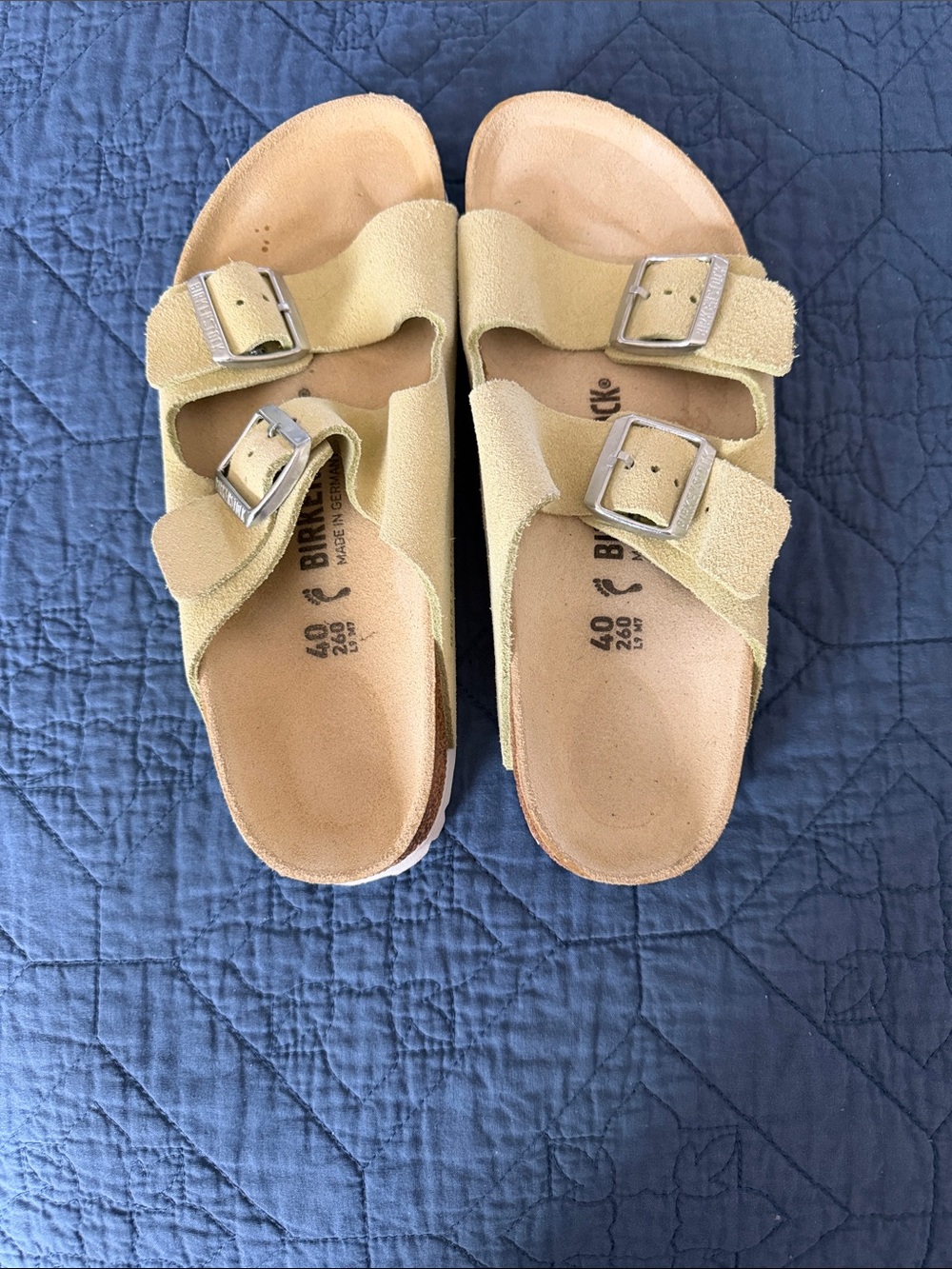 Birkenstock Kids Two-Strap Suede Sandals in